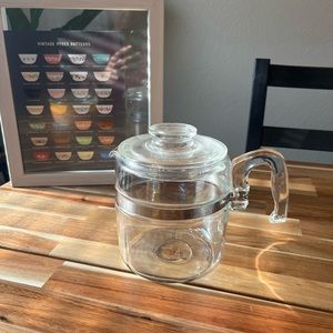 Pyrex Flameware Vintage coffee pot (without peculator)
